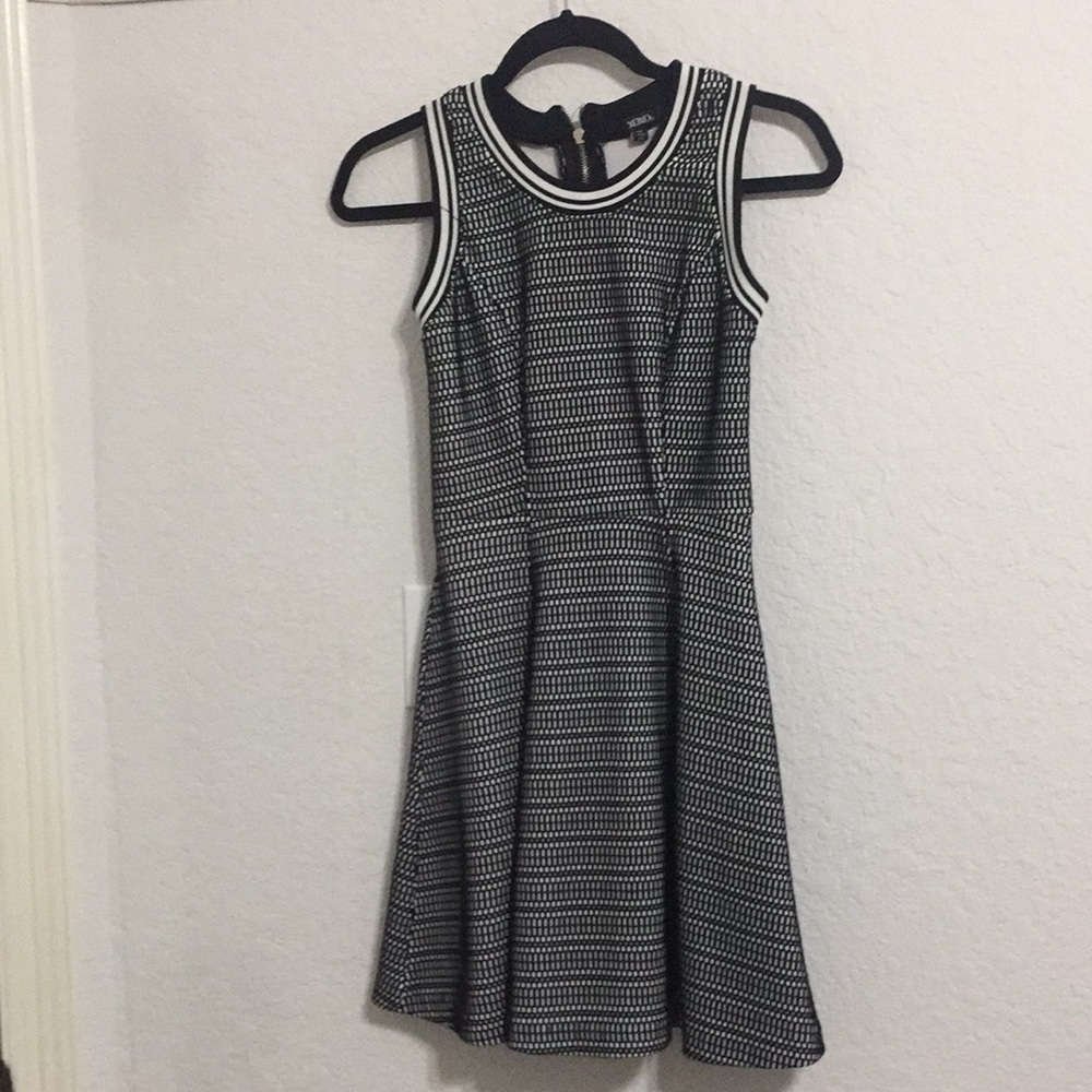 Black and white dress